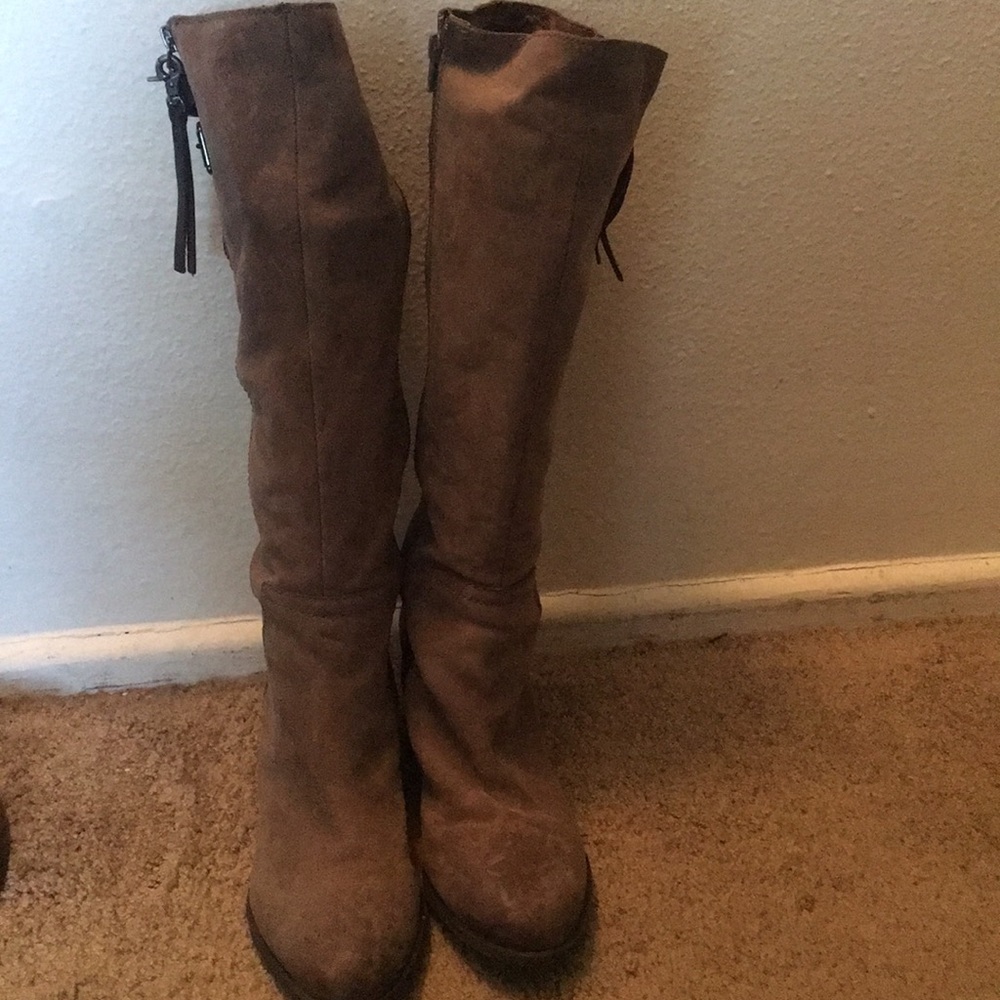 Aldo real leather boots